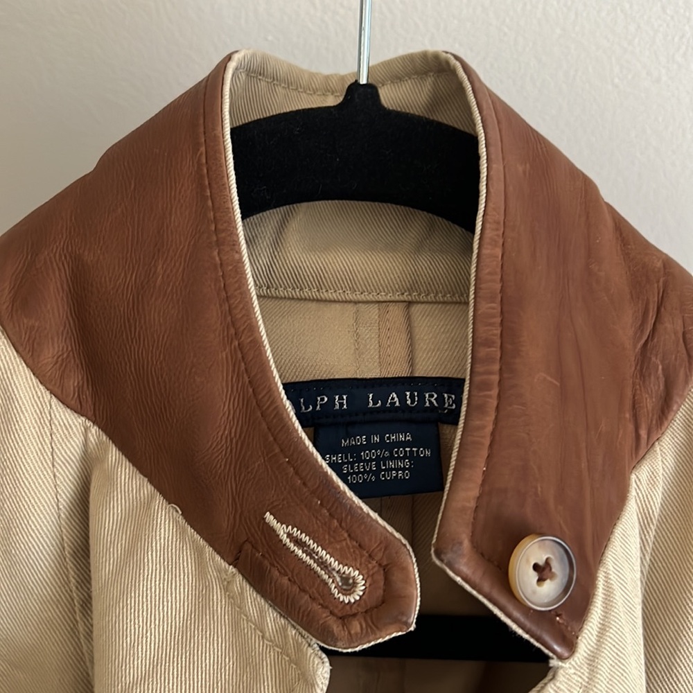 Ralph Lauren tan cotton blazer - Picture 10 of 12